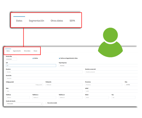 Control de Clientes CRM